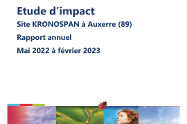 Suivi des retombées atmosphériques et du formaldéhyde autour du site de Kronospan (89)