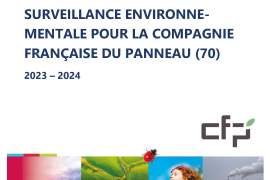 Surveillance du formaldéhyde autour du site de CFP - 2023